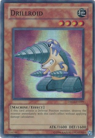 Drillroid DR04 EN009 Super Rare Dark Revelation 4 DR04 Drillroid DR04 EN009 Super Rare Dark Revelation 4 DR04
