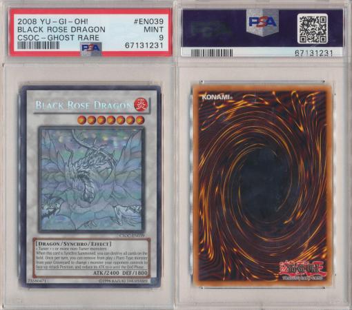 Yugioh - Cyber 2024 Dragon Ghost Rare PSA 9 MINT