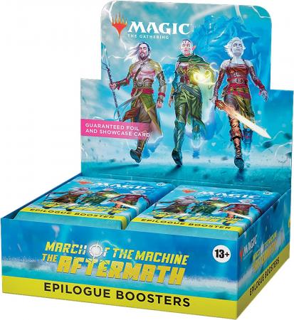 March of the Machine The Aftermath Epilogue Booster Box MTG Magic The Gathering Sealed Product March of the Machine The Aftermath Epilogue Booster Box MTG Magic The Gathering Sealed Product
