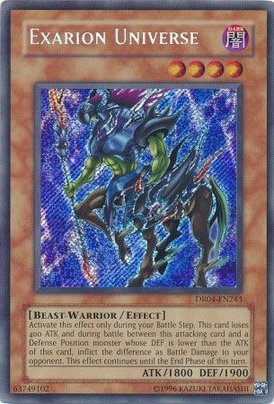 Exarion Universe DR04 EN243 Secret Rare Exarion Universe DR04 EN243 Secret Rare