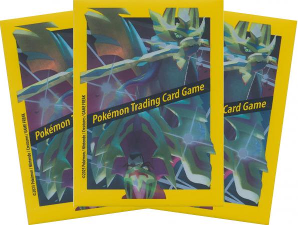 Pokemon Center Original Card Game Sleeve Shiny Zacian Shiny Zamazenta 64  sleeves