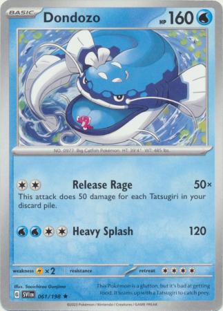 Dondozo 061 198 Rare Theme Deck Exclusive Pokemon Theme Deck Exclusives Dondozo 061 198 Rare Theme Deck Exclusive Pokemon Theme Deck Exclusives