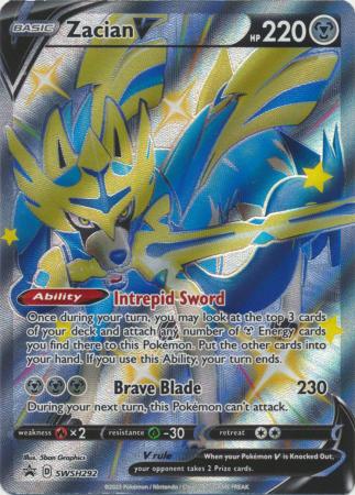 Pokemon Zacian V Promo Card SWSH018