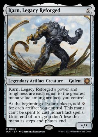 Karn Legacy Reforged 0049 March of the Machine The Aftermath Singles Karn Legacy Reforged 0049 March of the Machine The Aftermath Singles