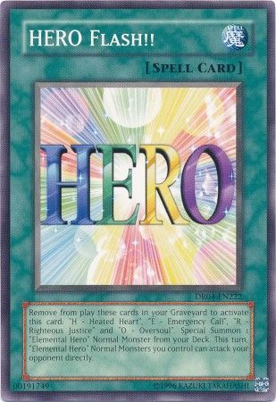 Hero Flash DR04 EN222 Common Dark Revelation 4 DR04 Hero Flash DR04 EN222 Common Dark Revelation 4 DR04