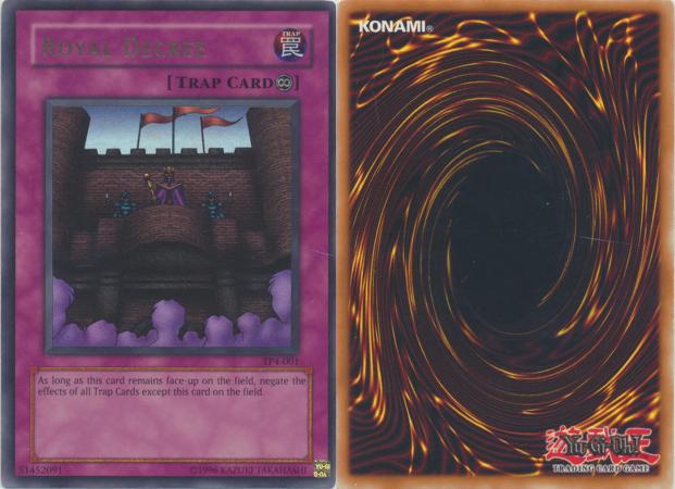 Royal Decree TP4 001 Damaged Ultra Rare 21717 Tournament Pack 4th Season TP4 Royal Decree TP4 001 Damaged Ultra Rare 21717 Tournament Pack 4th Season TP4
