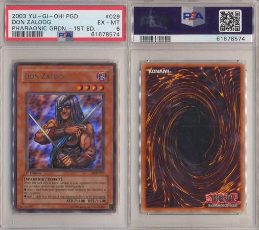 Yugioh Don Zaloog 1st Edition Ultra Rare PGD-029 HP | eBay
