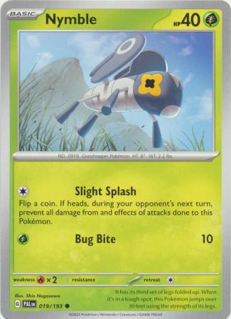 Nymble 019 193 Common Scarlet Violet Paldea Evolved Singles Nymble 019 193 Common Scarlet Violet Paldea Evolved Singles