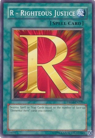 R Righteous Justice DR04 EN220 Common Dark Revelation 4 DR04 R Righteous Justice DR04 EN220 Common Dark Revelation 4 DR04