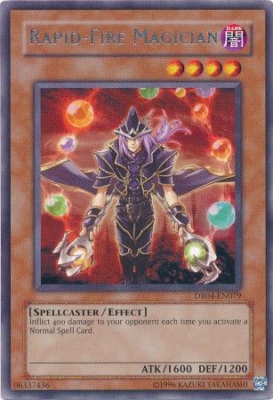 Rapid Fire Magician DR04 EN079 Rare Dark Revelation 4 DR04 Rapid Fire Magician DR04 EN079 Rare Dark Revelation 4 DR04