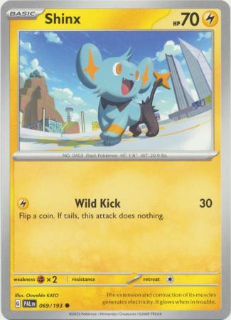 Shinx 069 193 Common Scarlet Violet Paldea Evolved Singles Shinx 069 193 Common Scarlet Violet Paldea Evolved Singles