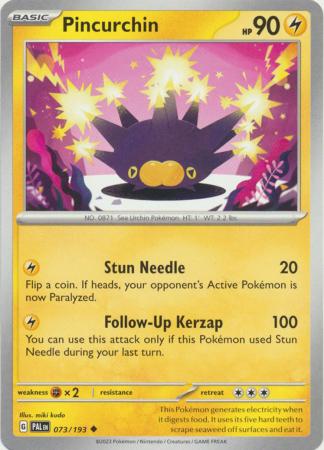 Pincurchin 073 193 Uncommon Scarlet Violet Paldea Evolved Singles Pincurchin 073 193 Uncommon Scarlet Violet Paldea Evolved Singles