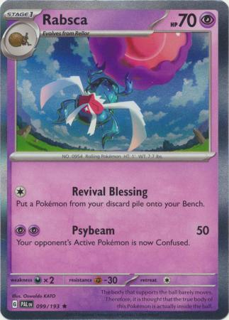 Rabsca 099 193 Holo Rare Scarlet Violet Paldea Evolved Singles Rabsca 099 193 Holo Rare Scarlet Violet Paldea Evolved Singles