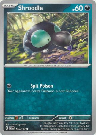 Shroodle 145 193 Common Scarlet Violet Paldea Evolved Singles Shroodle 145 193 Common Scarlet Violet Paldea Evolved Singles