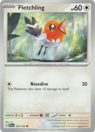 Fletchling 163 193 Common Scarlet Violet Paldea Evolved Singles Fletchling 163 193 Common Scarlet Violet Paldea Evolved Singles