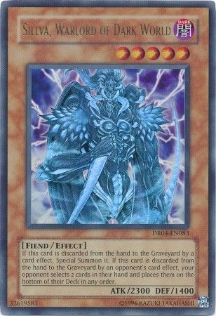 Sillva Warlord of Dark World DR04 EN083 Ultra Rare Dark Revelation 4 DR04 Sillva Warlord of Dark World DR04 EN083 Ultra Rare Dark Revelation 4 DR04