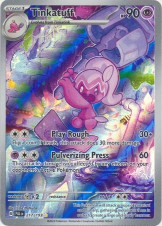 Tinkatuff 217 193 Illustration Rare Scarlet Violet Paldea Evolved Singles Tinkatuff 217 193 Illustration Rare Scarlet Violet Paldea Evolved Singles