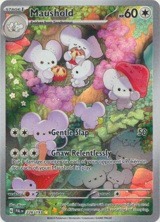 Maushold 226 193 Illustration Rare Scarlet Violet Paldea Evolved Singles Maushold 226 193 Illustration Rare Scarlet Violet Paldea Evolved Singles