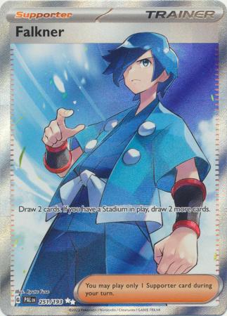 Falkner 251 193 Full Art Secret Rare Scarlet Violet Paldea Evolved Singles Falkner 251 193 Full Art Secret Rare Scarlet Violet Paldea Evolved Singles