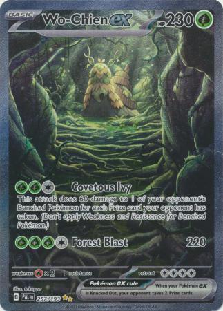 Wo Chien ex 257 193 Special Illustrion Rare Scarlet Violet Paldea Evolved Singles Wo Chien ex 257 193 Special Illustrion Rare Scarlet Violet Paldea Evolved Singles