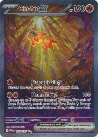 Chi Yu ex 259 193 Special Illustrion Rare Scarlet Violet Paldea Evolved Singles Chi Yu ex 259 193 Special Illustrion Rare Scarlet Violet Paldea Evolved Singles