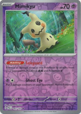 Mimikyu - 097/193 - Paldea Evolved - Holo – Card Cavern Trading Cards, LLC