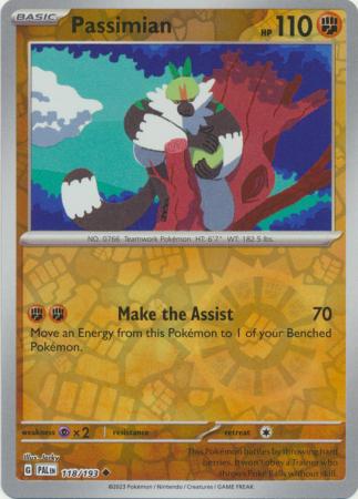 Passimian 118 193 Uncommon Reverse Holo Scarlet Violet Paldea Evolved Reverse Holo Singles Passimian 118 193 Uncommon Reverse Holo Scarlet Violet Paldea Evolved Reverse Holo Singles