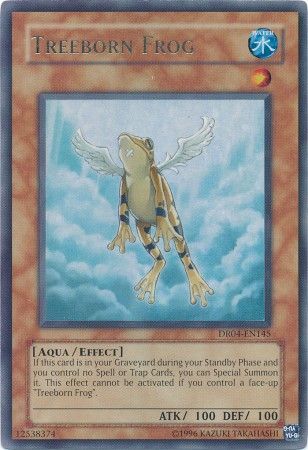 Treeborn Frog DR04 EN145 Ultra Rare Dark Revelation 4 DR04 Treeborn Frog DR04 EN145 Ultra Rare Dark Revelation 4 DR04