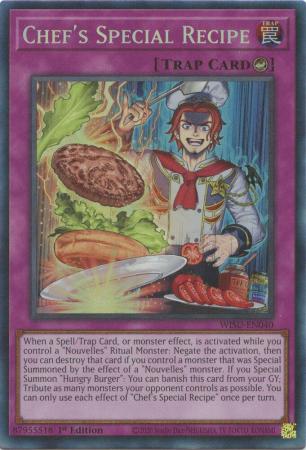 Chef s Special Recipe WISU EN040 Collector s Rare 1st Edition Wild Survivors 1st Edition Singles Chef s Special Recipe WISU EN040 Collector s Rare 1st Edition Wild Survivors 1st Edition Singles