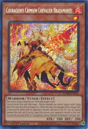 Courageous Crimson Chevalier Bradamante BLMR EN014 Secret Rare 1st Edition Monstrous Revenge 1st Edition Singles Courageous Crimson Chevalier Bradamante BLMR EN014 Secret Rare 1st Edition Monstrous Revenge 1st Edition Singles