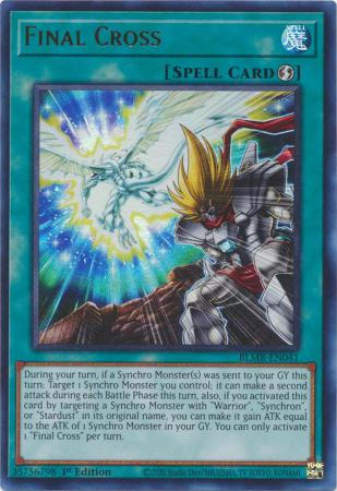 Final Cross BLMR EN041 Ultra Rare 1st Edition Final Cross BLMR EN041 Ultra Rare 1st Edition