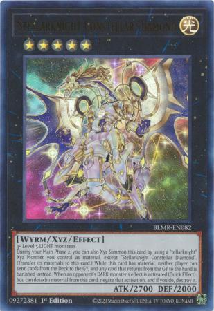 Stellarknight Constellar Diamond BLMR EN082 Ultra Rare 1st Edition Stellarknight Constellar Diamond BLMR EN082 Ultra Rare 1st Edition