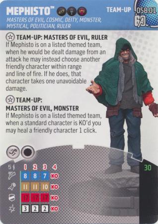 Mephisto 058 01 Avengers 60th Anniversary Team Up Card Mephisto 058 01 Avengers 60th Anniversary Team Up Card