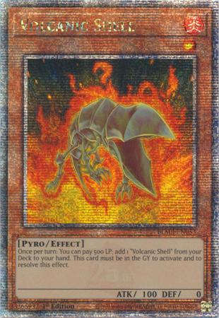 Volcanic Shell BLMR EN053 Quarter Century Secret 1st Edition Volcanic Shell BLMR EN053 Quarter Century Secret 1st Edition
