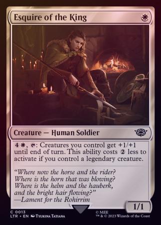Esquire of the King 0013 Foil Esquire of the King 0013 Foil