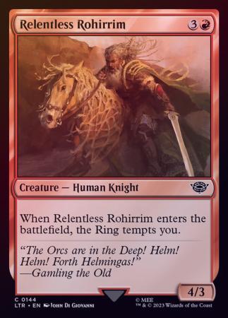 Relentless Rohirrim 0144 Foil Relentless Rohirrim 0144 Foil