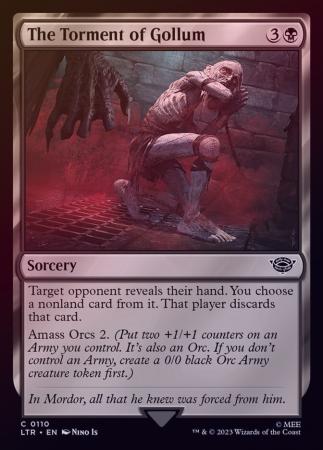 The Torment of Gollum 0110 Foil The Torment of Gollum 0110 Foil