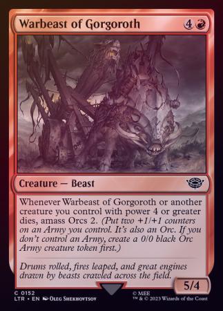 Warbeast of Gorgoroth 0152 Foil Warbeast of Gorgoroth 0152 Foil