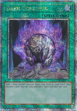 Yugioh Dark Core 1st Edition SDDE-EN023 Color Bleed Error Card Near Mint