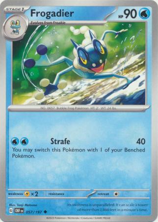 Frogadier 057 197 Uncommon Obsidian Flames Singles Frogadier 057 197 Uncommon Obsidian Flames Singles
