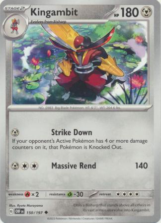 TCG Scarlet ex - #58 Kingambit