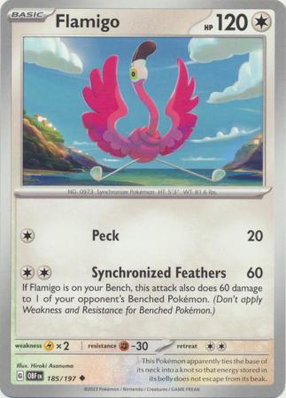 Flamigo 185 197 Uncommon Obsidian Flames Singles Flamigo 185 197 Uncommon Obsidian Flames Singles