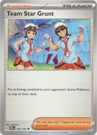 Team Star Grunt 195 197 Uncommon Obsidian Flames Singles Team Star Grunt 195 197 Uncommon Obsidian Flames Singles
