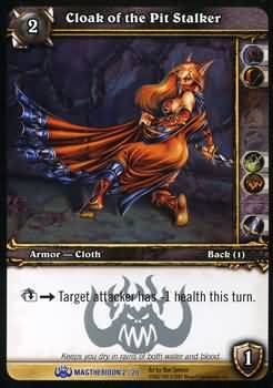 Cloak of the Pit Stalker 2 Rare WoW Magtheridon s Lair Raid Treasure Cloak of the Pit Stalker 2 Rare WoW Magtheridon s Lair Raid Treasure