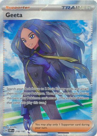 Poppy Obsidian Flames Pokemon Card