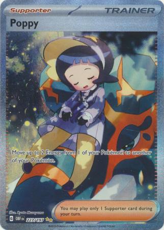 Poppy Obsidian Flames Pokemon Card