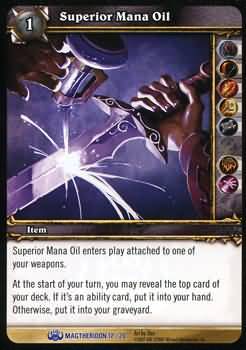 Superior Mana Oil 17 Rare WoW Magtheridon s Lair Raid Treasure Superior Mana Oil 17 Rare WoW Magtheridon s Lair Raid Treasure