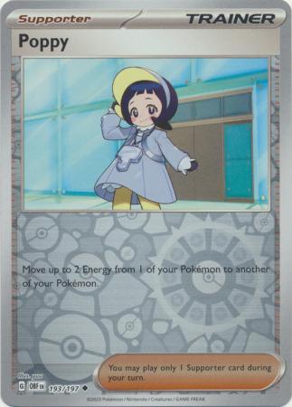 Poppy Obsidian Flames Pokemon Card