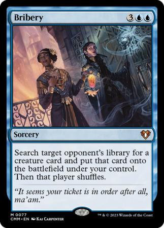 Bribery 0077 Commander Masters Singles
