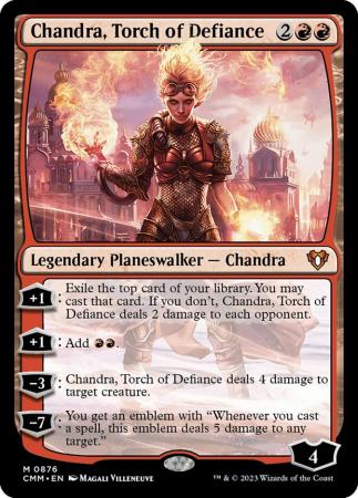 Chandra Torch of Defiance 0876 Commander Masters Singles Chandra Torch of Defiance 0876 Commander Masters Singles